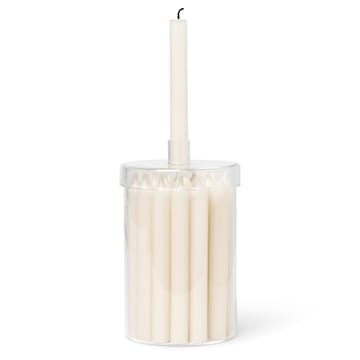 Countdown to Christmas glass jar with 24 light - off white - ferm LIVING