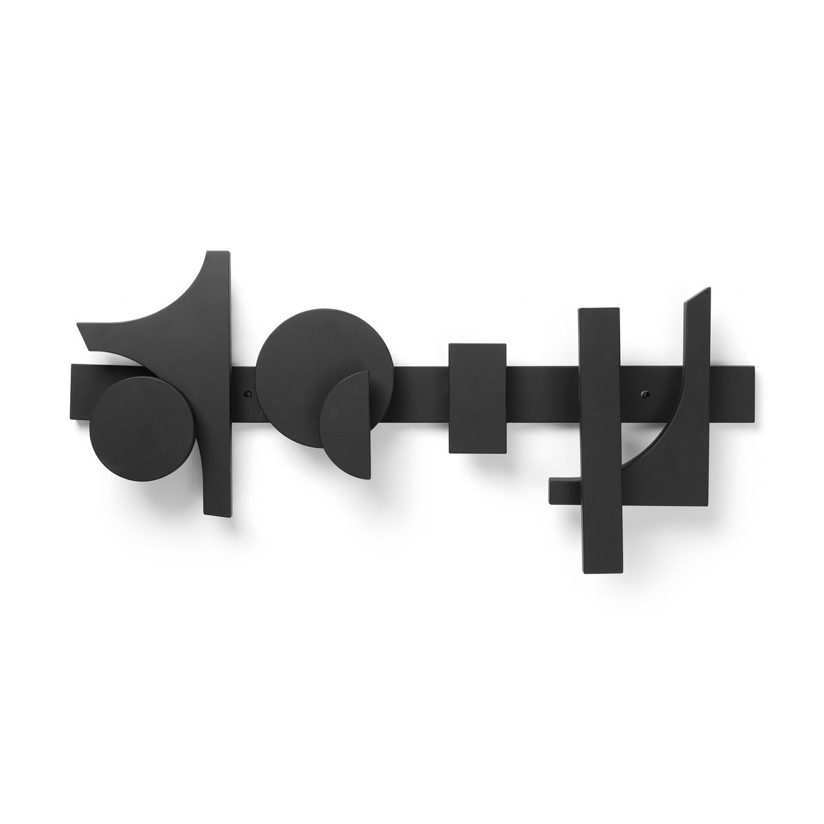 ferm LIVING Cupe wall hanger 33.4x73 cm Black