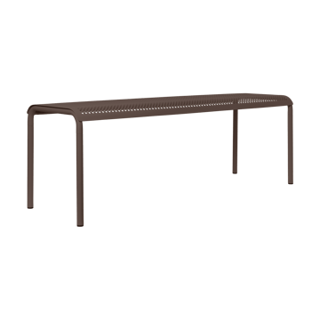 Dapple bench 45x130x39.8 cm - Dark Chocolate - Ferm Living