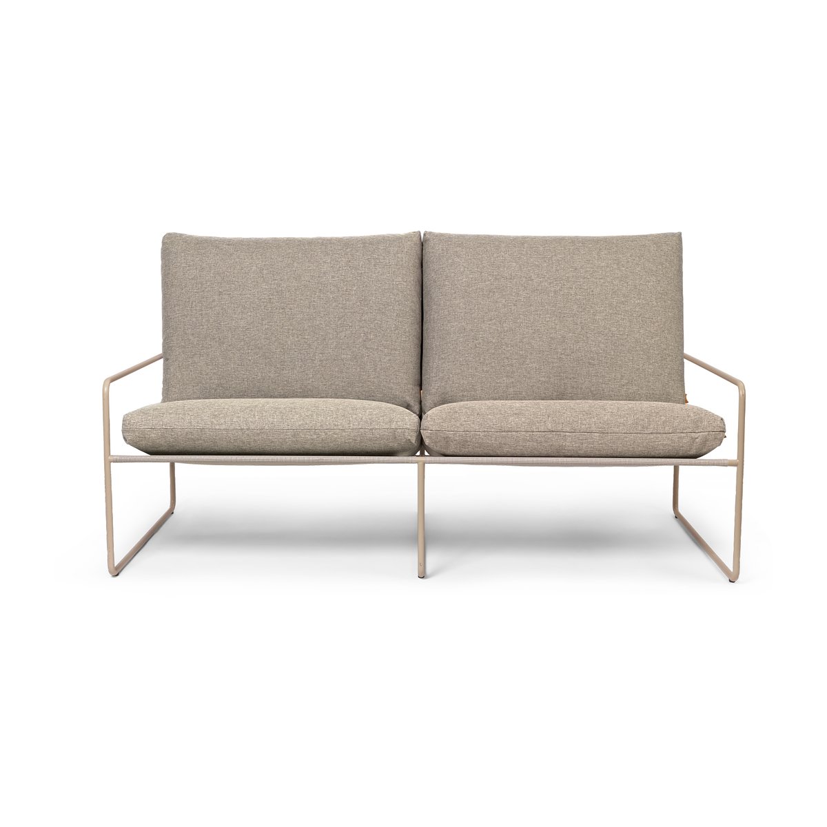 ferm LIVING Desert 2-seat sofa Cashmere-Dark sand