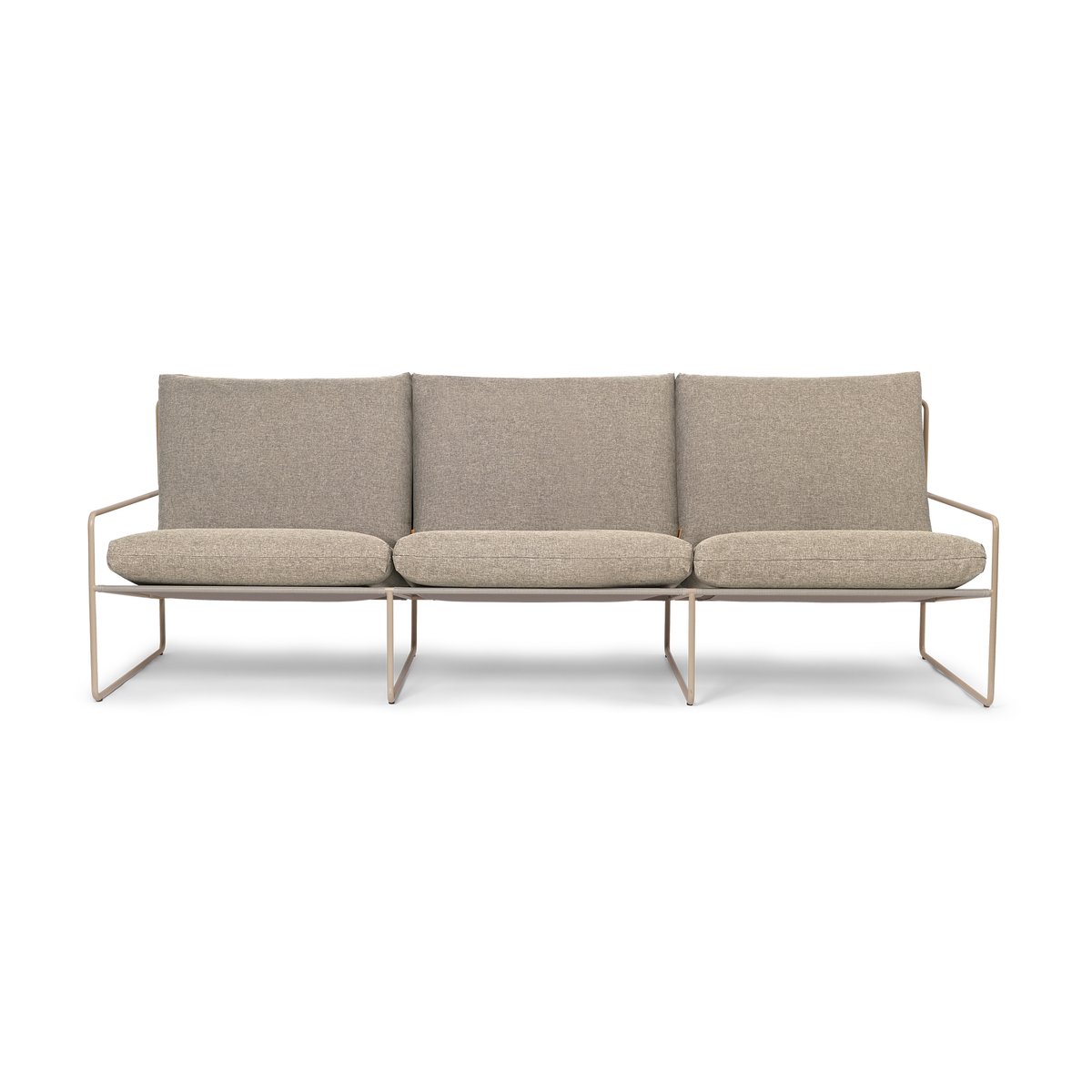 ferm LIVING Desert 3-seat sofa Cashmere-Dark sand