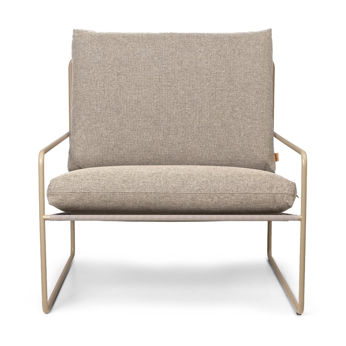 ferm LIVING Desert arm chair Cashmere-Dark sand