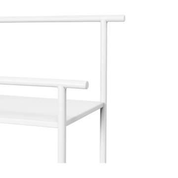 Dora free standing shelf - White - ferm LIVING