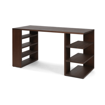 Edre desk 137x65x73.5 cm - Dark Stained Pine - ferm LIVING