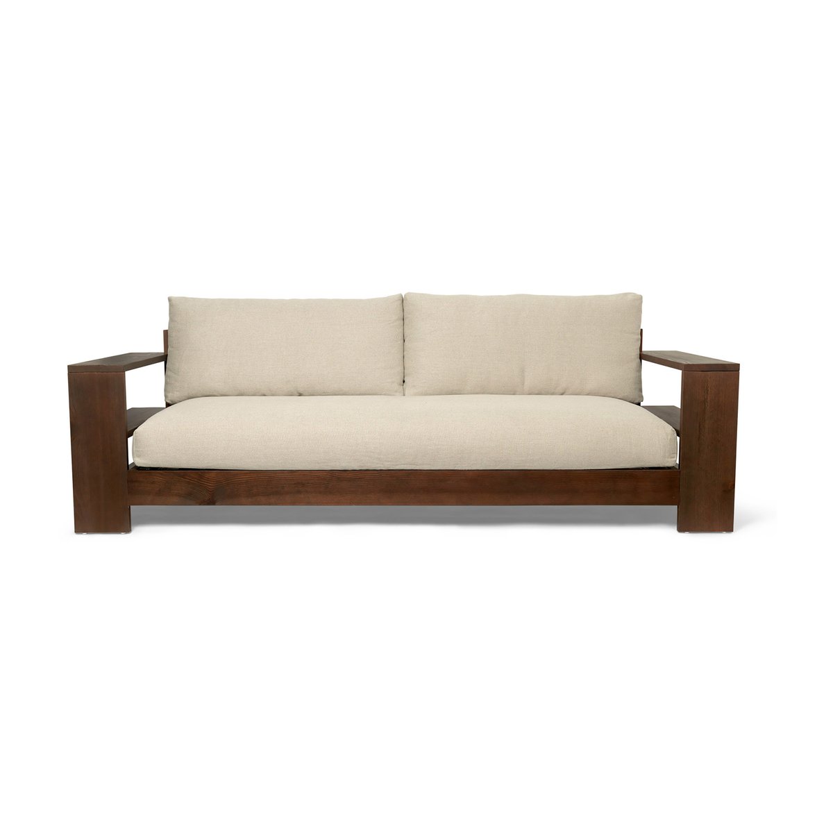 ferm LIVING Edre sofa classic linen Dark Stained-Natural