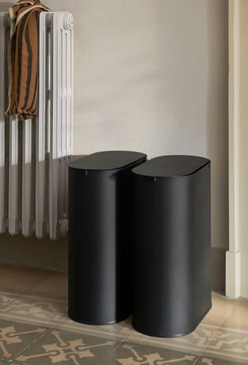 Enkel waste bin medium - Black - ferm LIVING