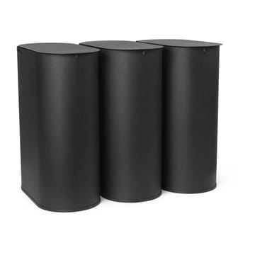 Enkel waste bin medium - Black - ferm LIVING