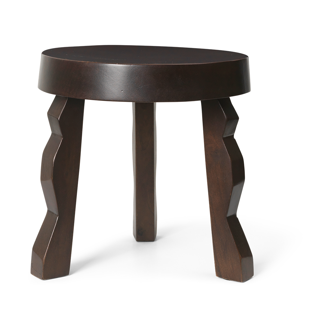 ferm LIVING Faye stool Dark Stained Mango