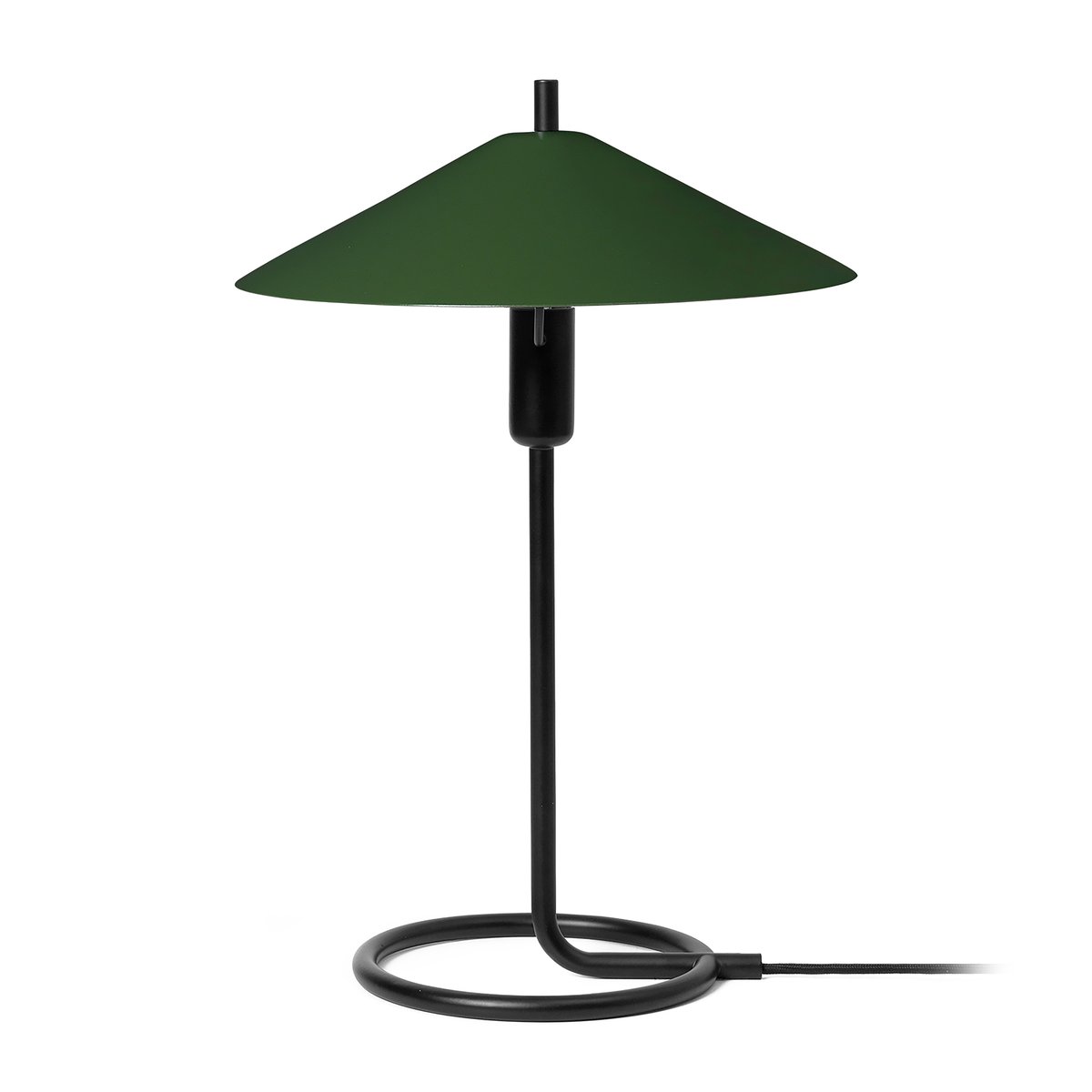 ferm LIVING Filo table lamp Black-dark olive