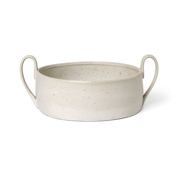 Flow Centrepiece bowl - Off-white speckle - ferm LIVING