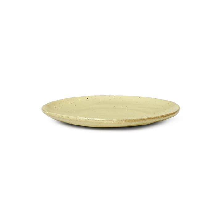 Flow small plate 15 cm - yellow-speckled - ferm LIVING