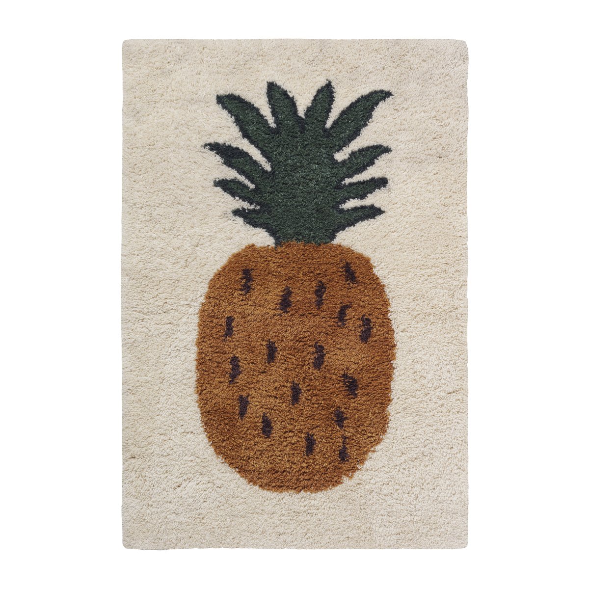 ferm LIVING Fruiticana rug S 80x120 cm Pineapple