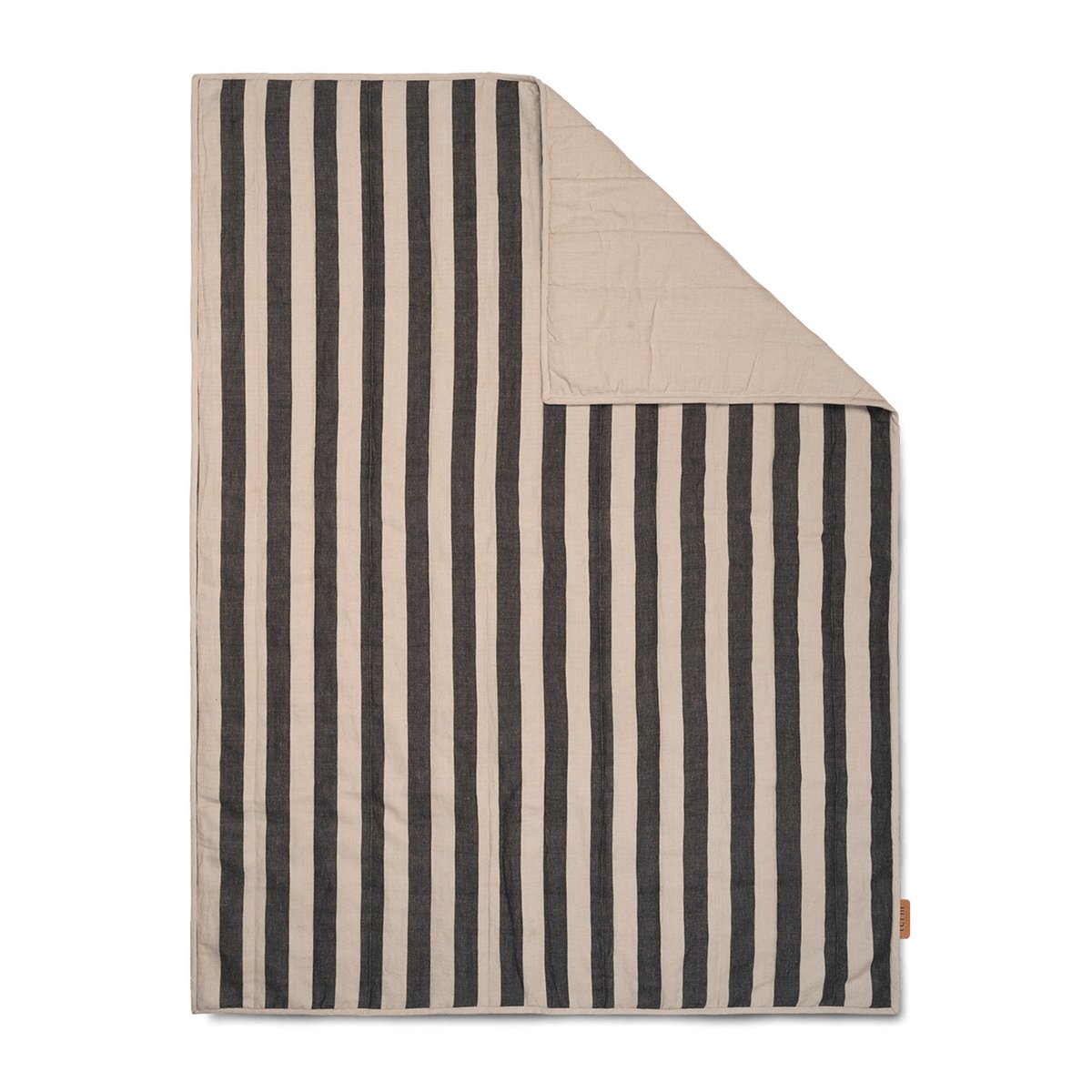 ferm LIVING Grand blanket 120x170 cm Sand-black