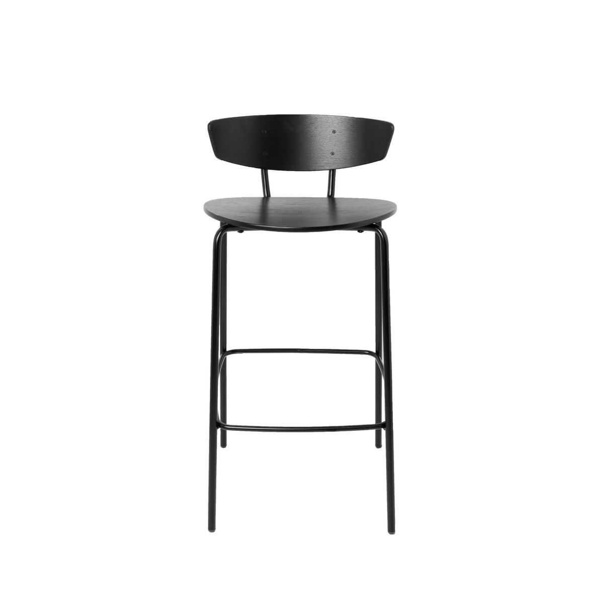 ferm LIVING Herman brastool low Black