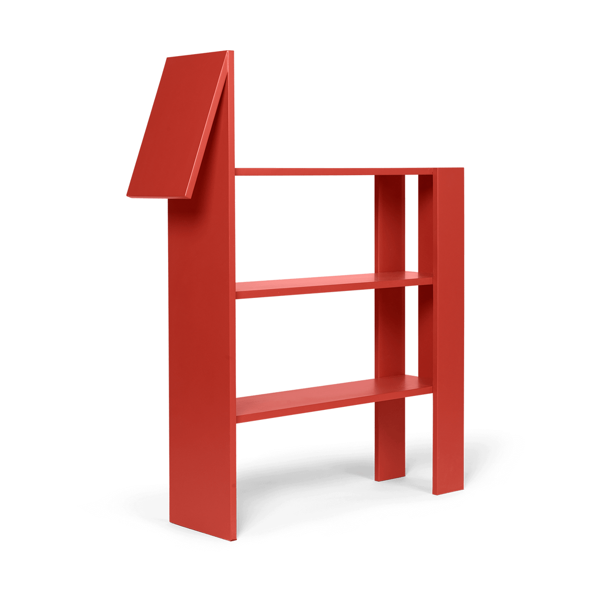 ferm LIVING Horse bookshelf 91x111 cm Poppy Red