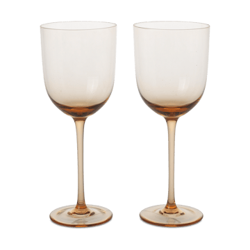 Host white wine glass 30 cl 2-pack - Blush - Ferm Living