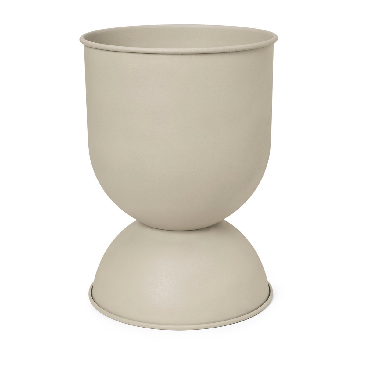 ferm LIVING Hourglass flower pot large Ø50 cm Cashmere