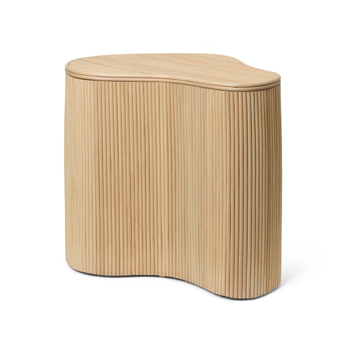 Isola side table with storage - Natural - Ferm Living