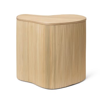 Isola side table with storage - Natural - ferm LIVING