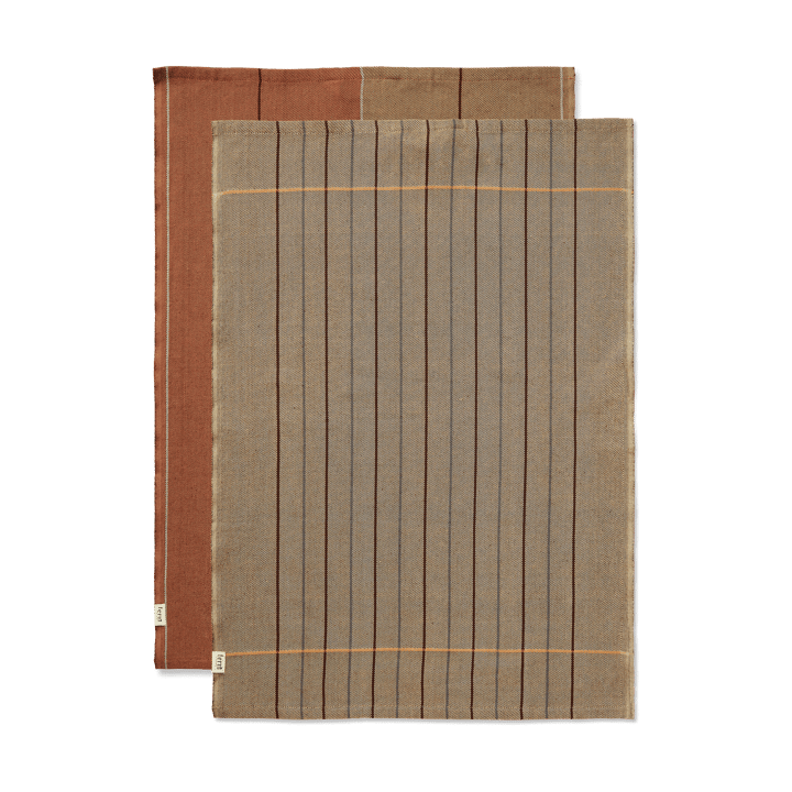 Ito kitchen towel 50x70 cm 2-pack - Hazel-oat - Ferm LIVING