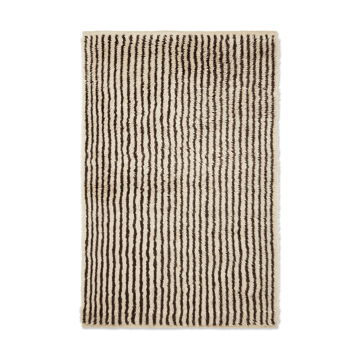 ferm LIVING Kami rug Off white-coffee, 120x180 cm