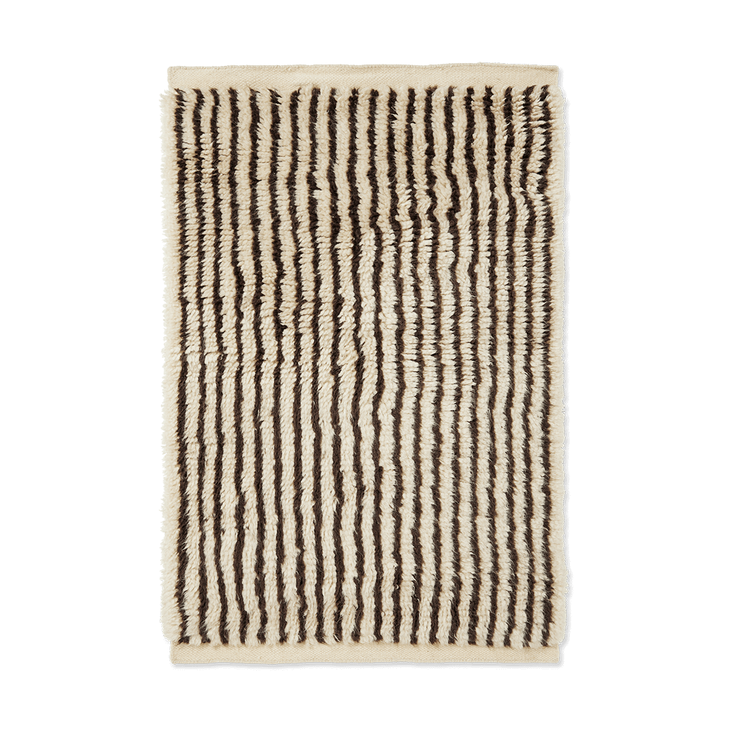 ferm LIVING Kami rug Off white-coffee, 80x120 cm