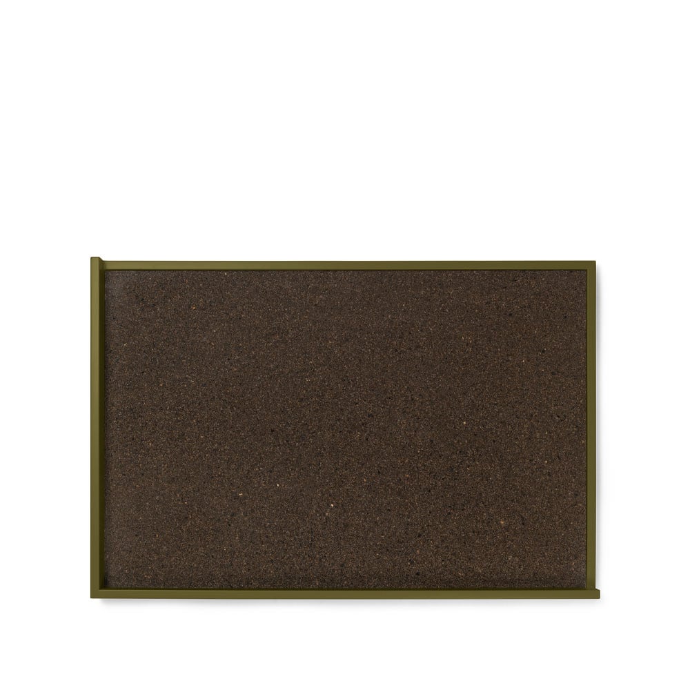 ferm LIVING Kant notice board Olive, 96x63 cm