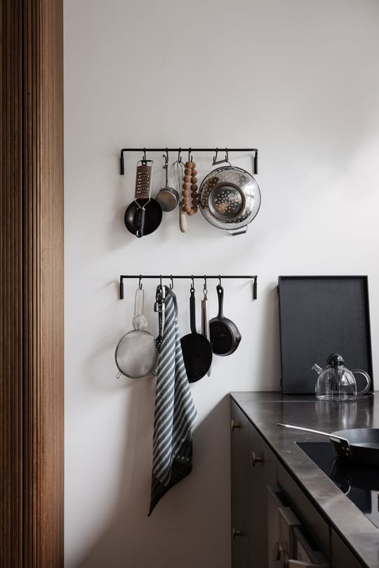 Kitchen rod with 6 hooks from Ferm LIVING - NordicNest.com