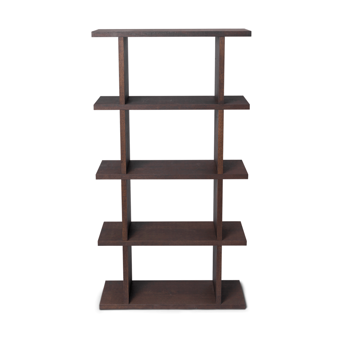 ferm LIVING Kona bookshelf 1x4 Dark stained