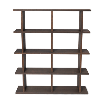 Kona bookshelf 2x4 - Dark stained - Ferm Living