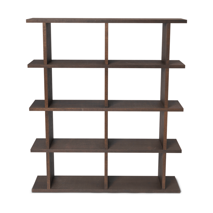 Kona bookshelf 2x4 - Dark stained - ferm LIVING