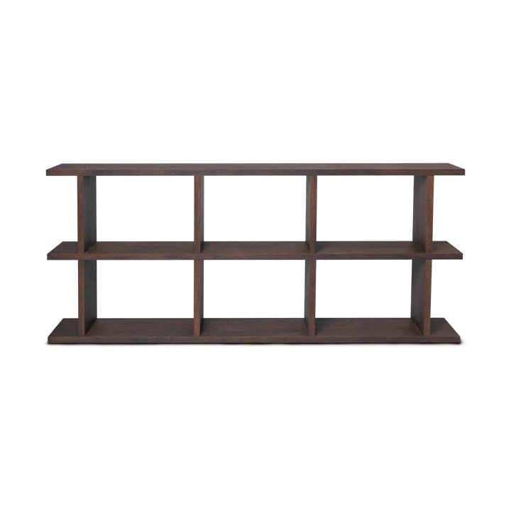 Kona bookshelf 3x2 - Dark stained - ferm LIVING