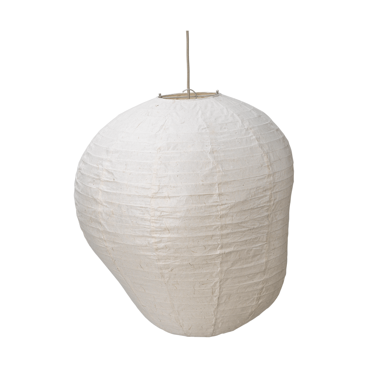 ferm LIVING Kurbis lamp shade 60 cm, Natural