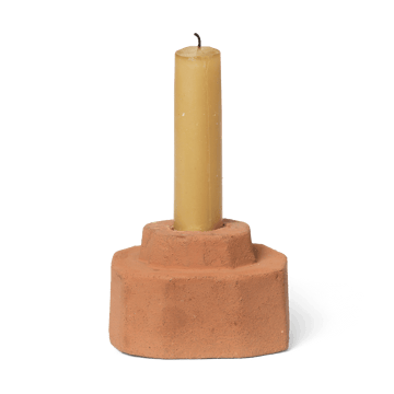 Kurinu candlestick - Terracotta - ferm LIVING