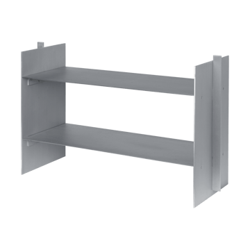 Lager wall shelf 26x77 cm - Aluminium - Ferm Living