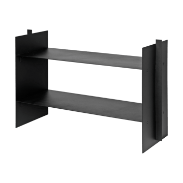 Lager wall shelf 26x77 cm - Black - Ferm Living