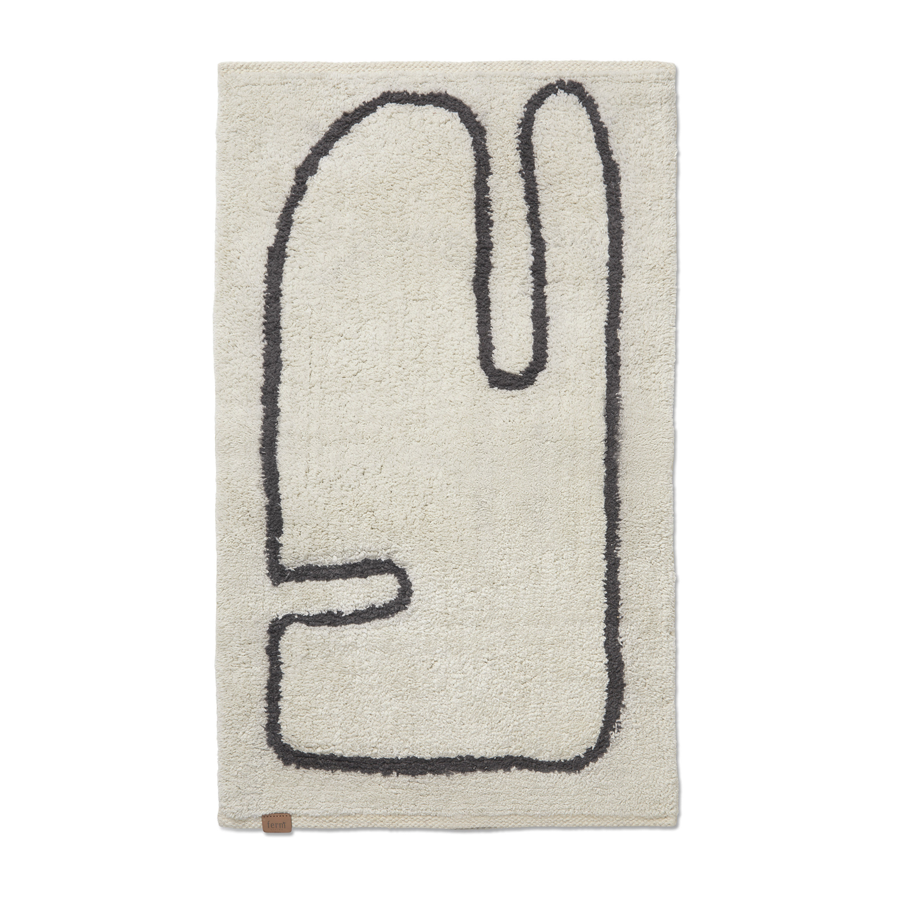 Ferm Living - Pile Bathroom Mat - Grey