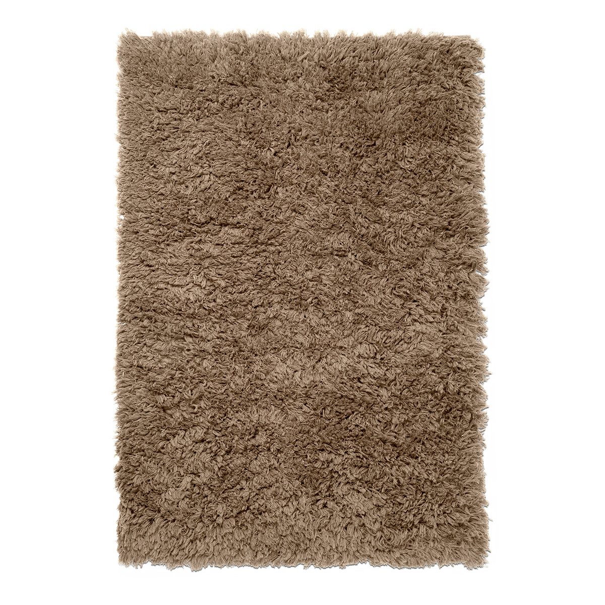 ferm LIVING Meadow High Pile rug 140x200 cm dark beige