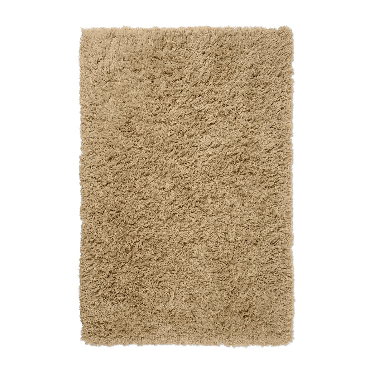 ferm LIVING Meadow High Pile rug 140x200 cm Light Sand