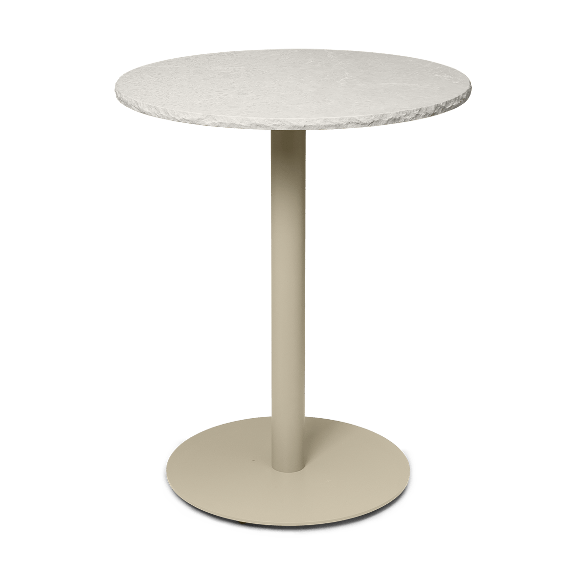 ferm LIVING Mineral café table Bianco curia, cashmere