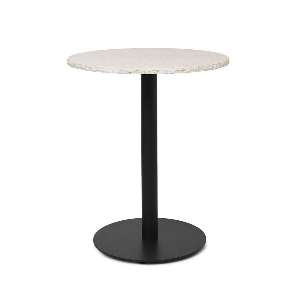 ferm LIVING Mineral café table White, marble bianco curia