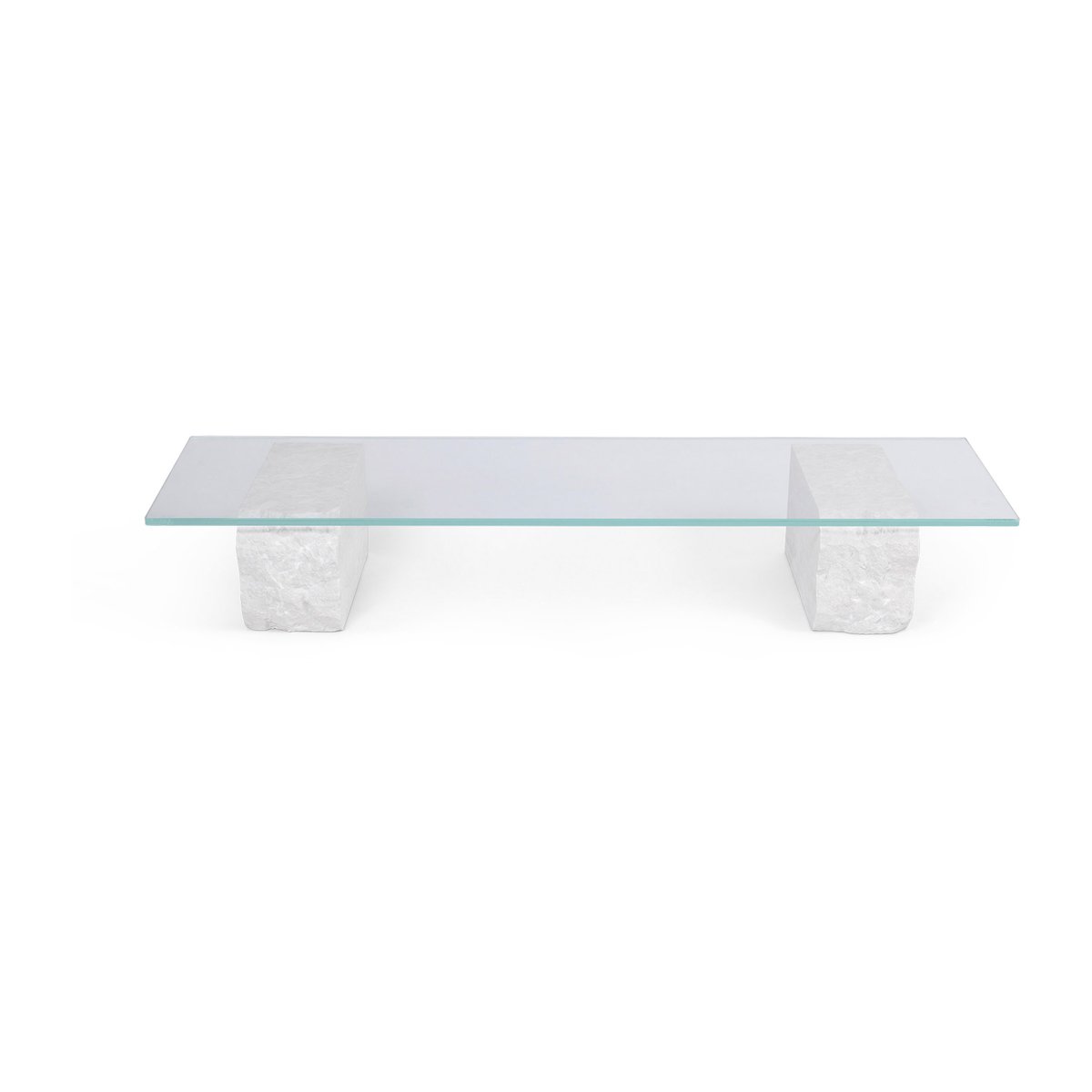 ferm LIVING Mineral coffee table 46x160 cm Bianco curia