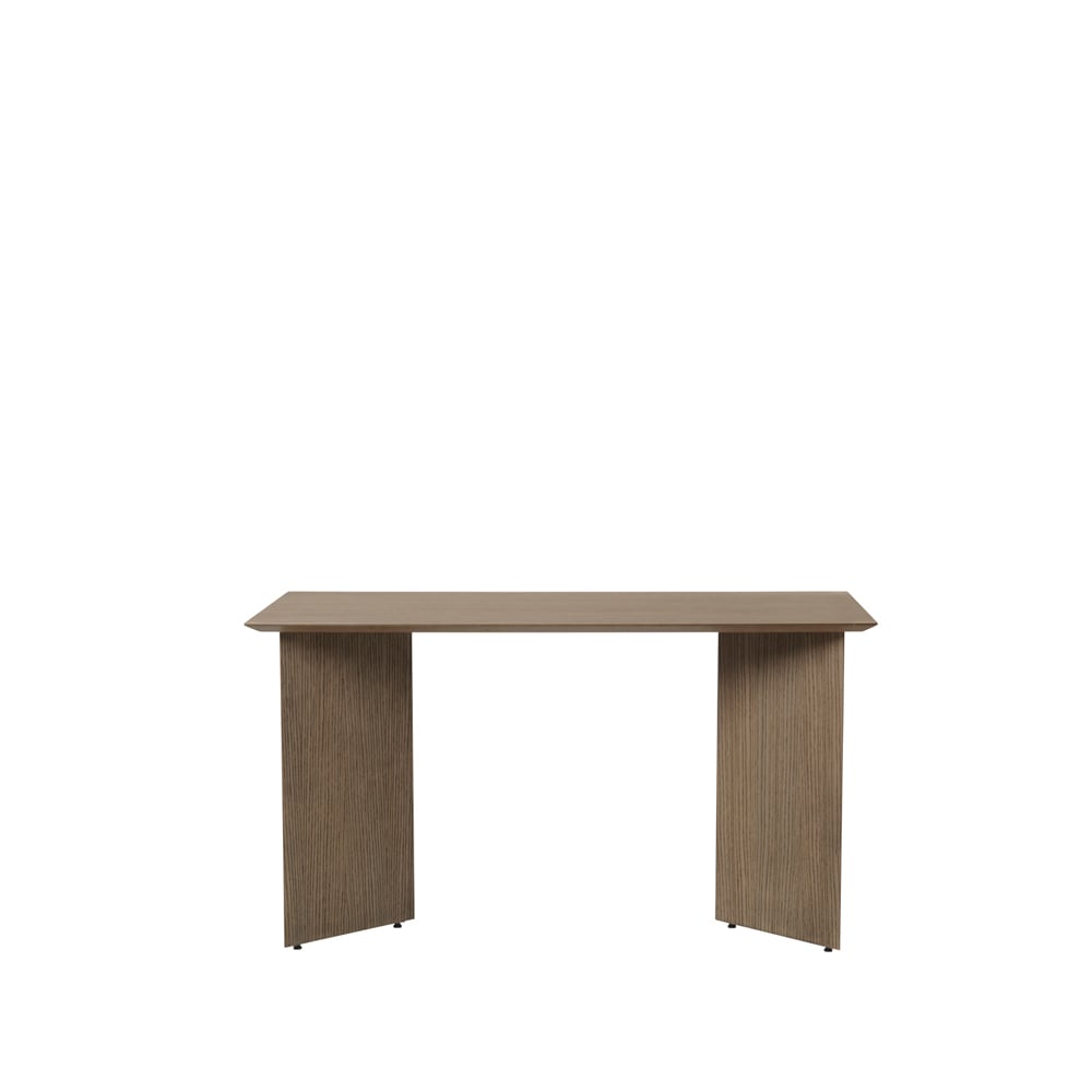 ferm LIVING Mingle dining table Oak dark stained. 160cm. angled leg dark oak