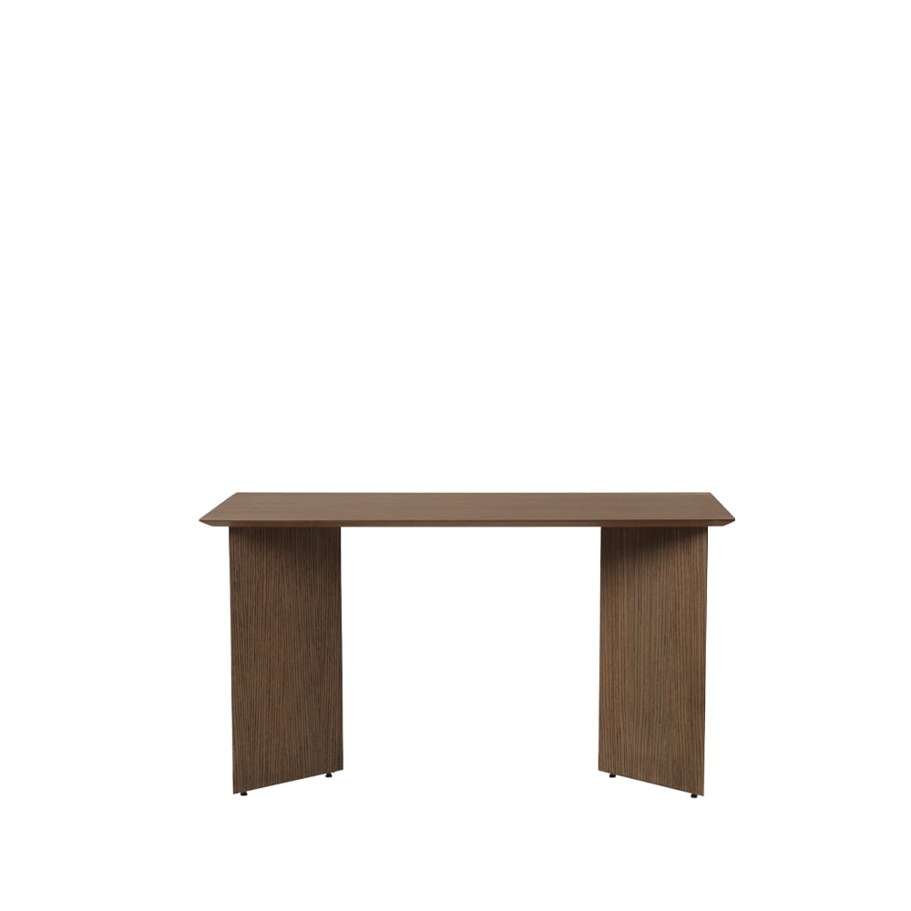 ferm LIVING Mingle dining table Walnut veneer. 160cm. angled leg walnut vaneer