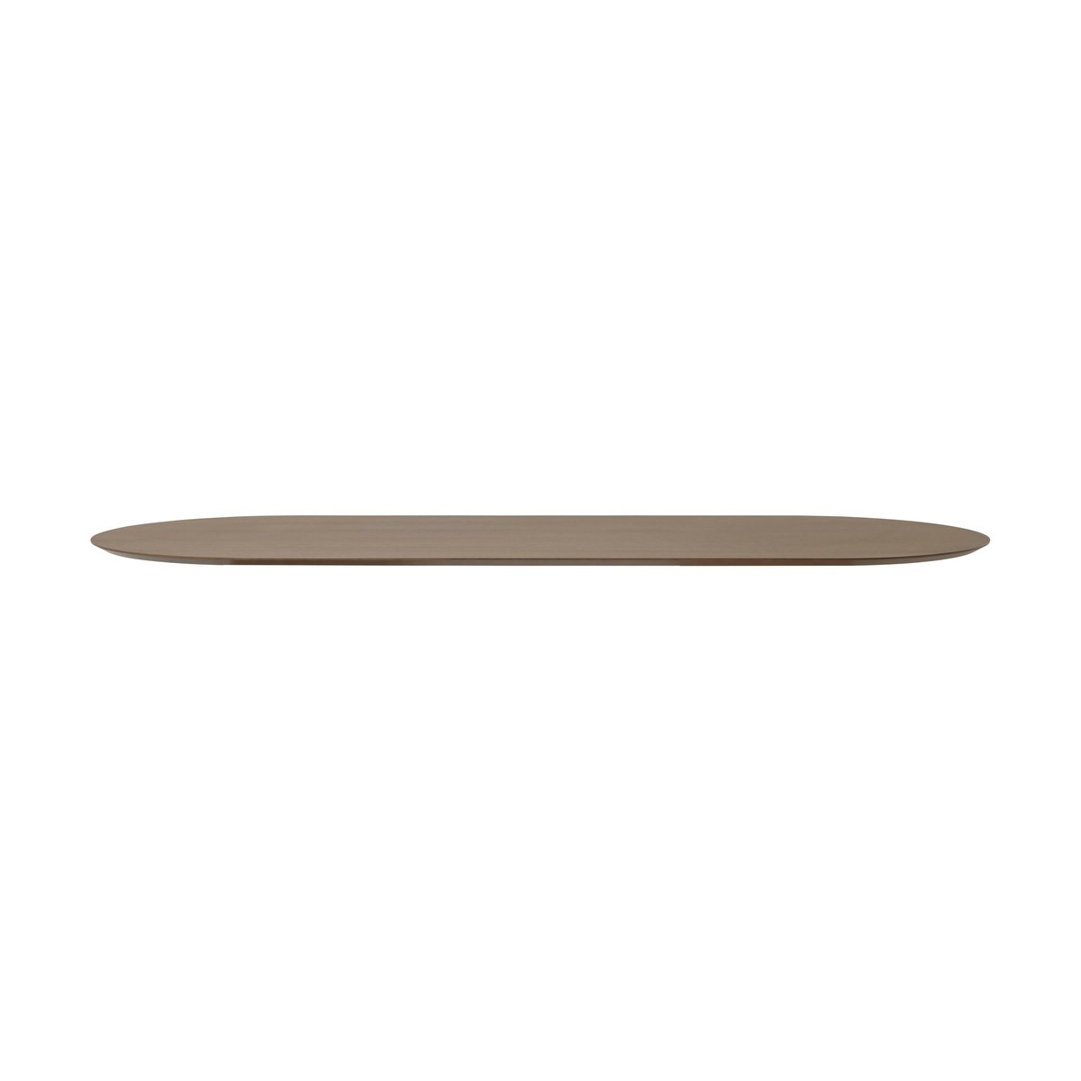 ferm LIVING Mingle tabletop oval 220x90 cm Dark stained oak