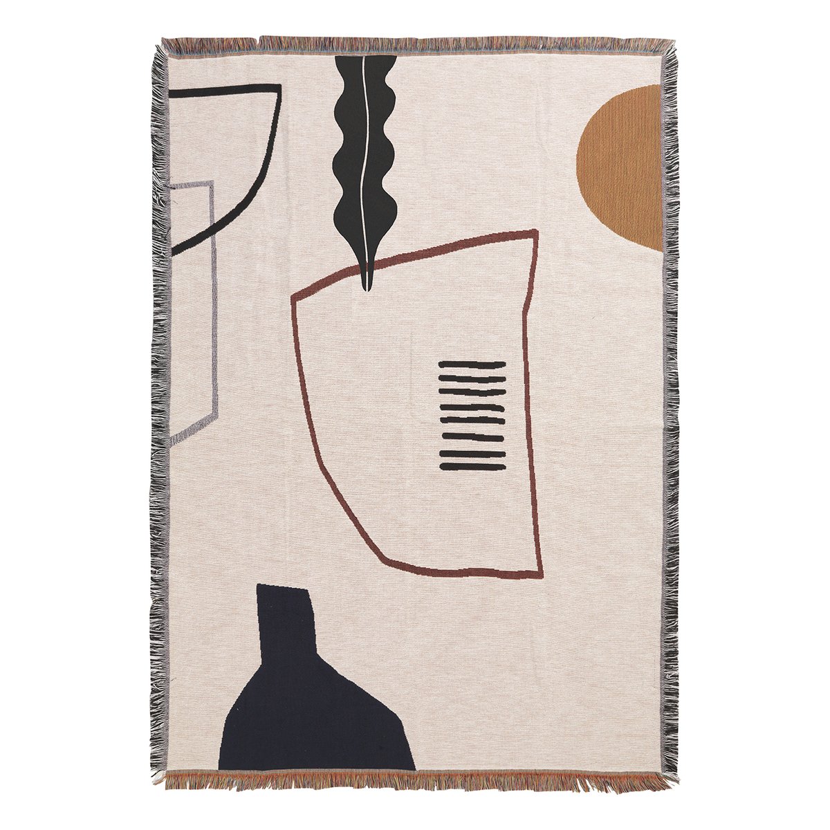 ferm LIVING Mirage blanket 120x170 cm Off white