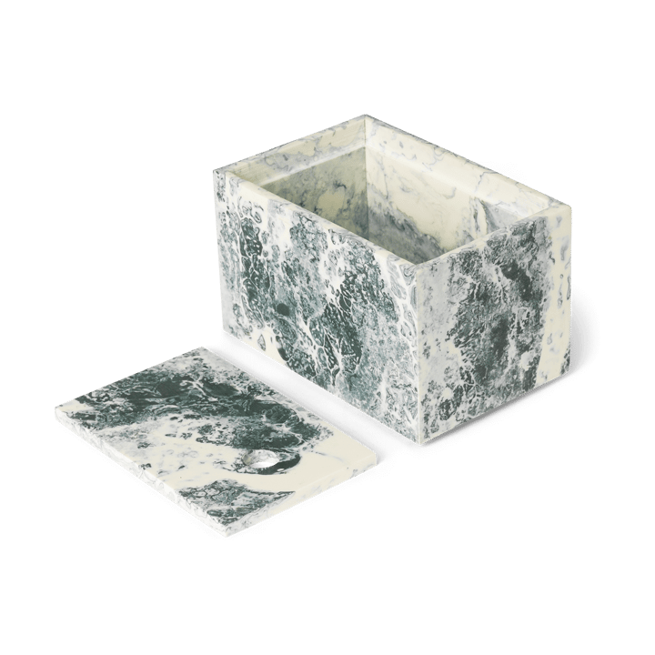 Mist storage box 10x15 cm - Emerald-off white - ferm LIVING