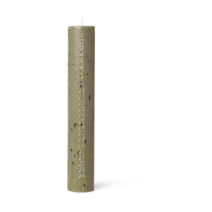 Mura calender candle - Artichoke green - ferm LIVING