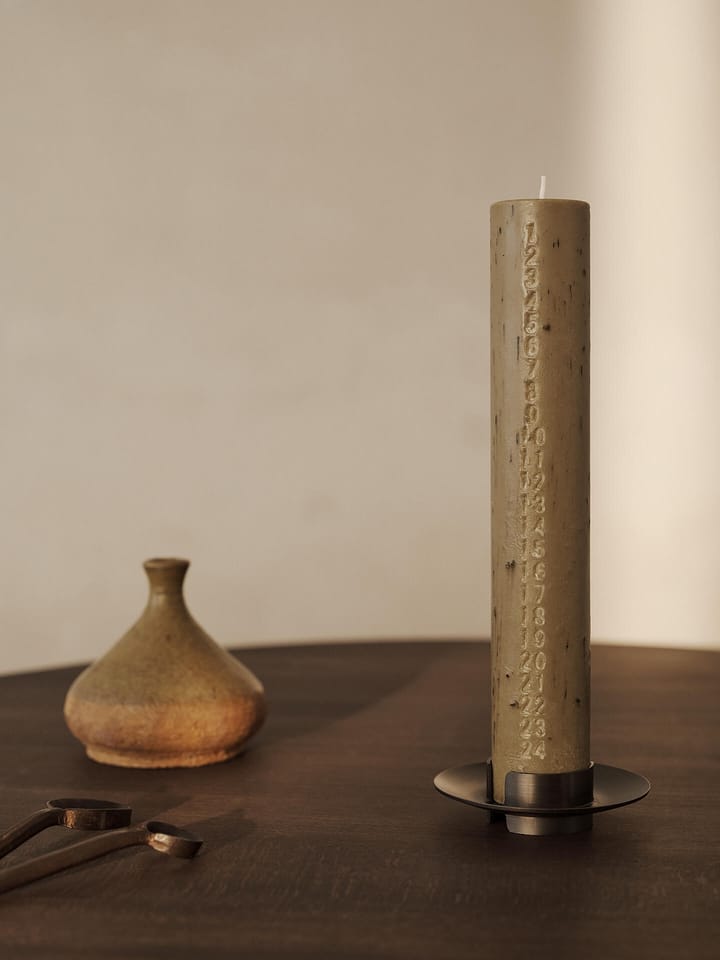 Mura calender candle - Ash brown - ferm LIVING