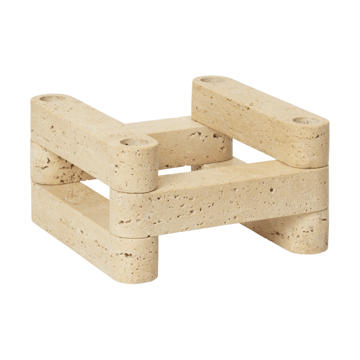 Newel module candlestick - Travertine - Ferm Living